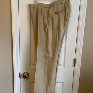 Men’s Polo by Ralph Lauren linen beige dress pants size 33/30